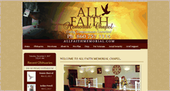 Desktop Screenshot of allfaithmemorial.com
